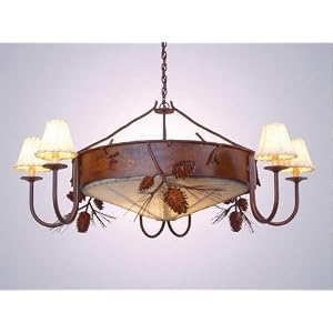 Ponderosa Pine Chandelier