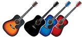 Lauren Acoustic Steel String Dreadnought Acoustic Guitar - Vintage Sunburst