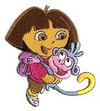 Dora the Explorer Nickelodeon Cartoon - Dora Carrying Boots Patch Iron On