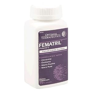 Optimal Therapeutics Fematril Female Libido Formula, Sexual Enhancer (90 capsules)