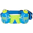 FuelBelt H2O-Helium 2 Bottle Hydration Belt, Honolulu Blue/Lagoon Green, One Size