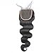 Beata Hair 130% Density 4x4inch Body Wave Lace Closure 7A Grade Brazilian Virgin Human Hair Closure