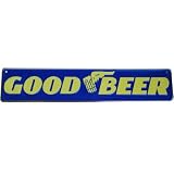Good Beer Tin Sign Tiki Bar Shop Garage Man Cave Decor