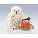 Folkmanis Snowy Owl with Owlet in Backpack Sierra Club Puppet