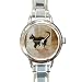 Limited Edition Violano Italian Charm Watch Cat Black & White