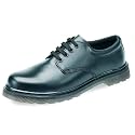 Globe Trotters LH151 High Quality Mens Black Smooth Leather Gibson Safety Shoe With Steel Toe Cap