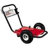 Pressure Washer Cart Has Nozzle and Wand Holders
