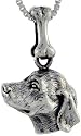 Sterling Silver Golden Retriever Dog Charm &copy;.