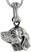 Sterling Silver Golden Retriever Dog Charm &copy;.