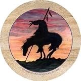 Set of Four Trail's End Thirstystone Coasters - Style ts16r by Thirstystone