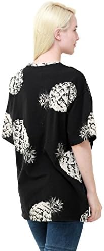LOVE HANDY Women's Luxurious Pineapple Patterned Nursing Tank Top One Size Black