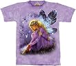 Purple Winged Fairy T-shirt 100% Cotton short sleeve KIDS and TEENS and ADULTS shirt
