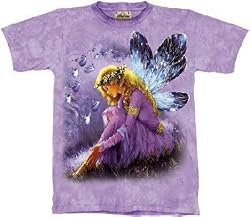 The Mountain Purple Winged Fairy Fantasy Short Sleeve Tee T-shirt