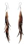 Earrings - E369 - Sequin Dangle - Comet ~ Copper
