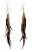 Earrings - Sequin Dangle Comet - Copper
