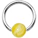 14 Gauge Yellow Marble Bcr Captive Ring