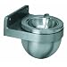 Continental 650, Metal Wall Mount Ash Receptacle, 7-1/2" Width x 8-3/16" Height x 9-9/16" Depth, Satin Chrome (Case of 6)