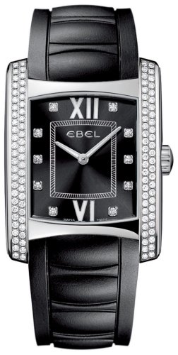 Ebel Brasilia Ladies Black Strap Diamond Watch 9256M48/158BC35606XS - 1215900
