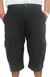 Men's Biker Cargo Short in Black by Girbaud