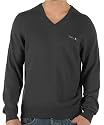 Bench Mens Post V-Neck Knit Top Charcoal