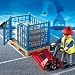 Pallet Jack with Crate