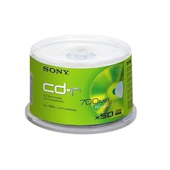 Sony - CD-R, 48x, 700 MB nach ISO-9660-MODE-1, 50er Spindel mit 80 Minuten je CD-R