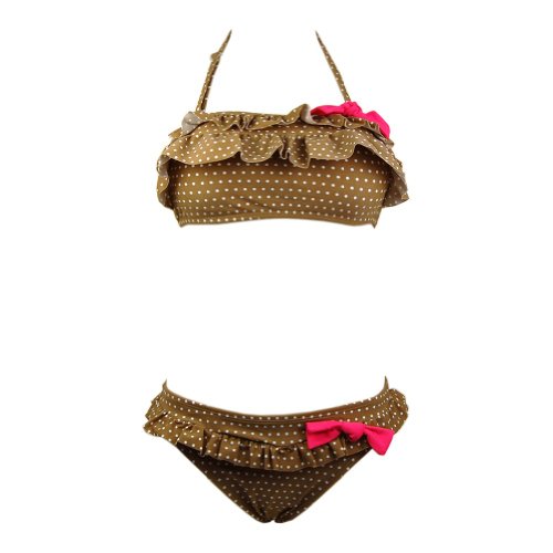 Bikini Set White Dot & Bottom