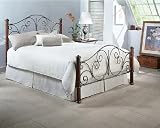 Grenada Bed Full Size With Headboard Footboard and Frame In CharcoalCocoa Walnut Finish By Fashion Bed Group
