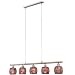 Eglo  87957A Sabana,  Nickel/Multi-Colored, 5-Light Pendant Light Fixture