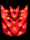 High-Light LED Transformers Deception Car Emblem Red
