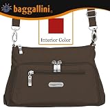 baggillini Handbags | Everyday Bag EVB477 Espresso - Tomato