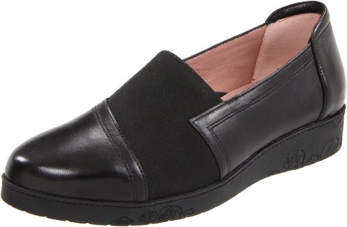 Beautifeel Women's Aquila Ballet Flat,Black Leather,37 EU/6-6.5 M US