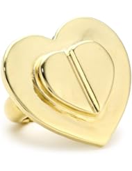 Betsey Johnson "Status" Gold Heart Ring