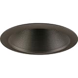read full review Progress Lighting P8066-20 Step Baffle For Insulated Ceilings 7-3/4-Inch Outside Diameter, Antique Bronze