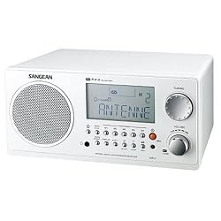 Sangean WR-2 WH HiFi AM/FM-RDS Table-Top Radio (White)