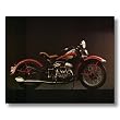 1940 Harley Davidson Motorcycle Picture Art Print