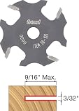 Freud 58-106 3/32-Inch 4-Wing Slot Cutter for 5/16 Router Arbor