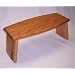 Meditation Bench, Folding Legs; Portable (Oak)