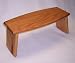 Meditation Bench, Folding Legs; Portable (Oak)