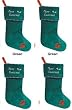 GREEN - Merry Christmas Stocking