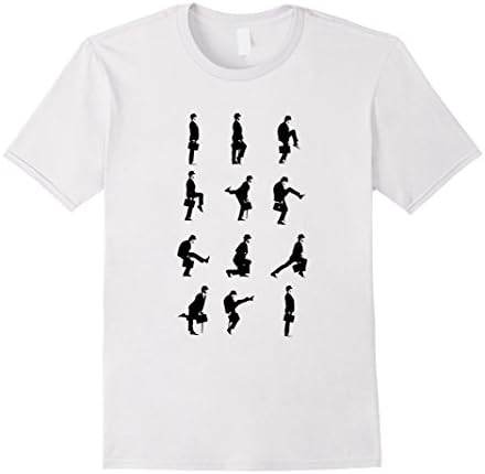 Men's The Ministry Of Silly Walks T-Shirt Large White