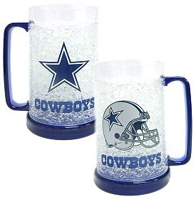 Dallas Cowboys NFL Crystal Freezer Mug