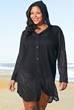 Chic Nassau Plus Size Mesh Hoodie by Beach Belle® - Women's Swimwear Plus Size Swimsuit