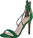 Shoe Republic LA Women's Monna Sueded Ankle Wrap Heeled Sandal