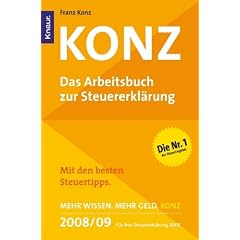 Konz 2008/2009 - Das Arbeitsbuch zur Steuererkl�rung