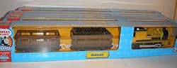Thomas & Friends Trackmaster Duncan and 2 Cars
