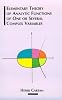 Elementary Theory of Analytic Functions of One or Several Complex Variables