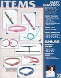 Coastal Pet Sassy Snag-Proof Nylon Cat Safety Collar (Black, 10 inch L x 3/8 inch W)