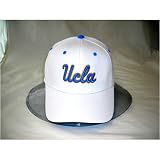 UCLA Bruins One-Fit NCAA Cotton Twill Flex Cap (White)