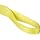 Mazzella EE1 Polyester Web Sling, Eye-and-Eye, Yellow, 1 Ply, Flat Eyes, Vertical Load Capacity